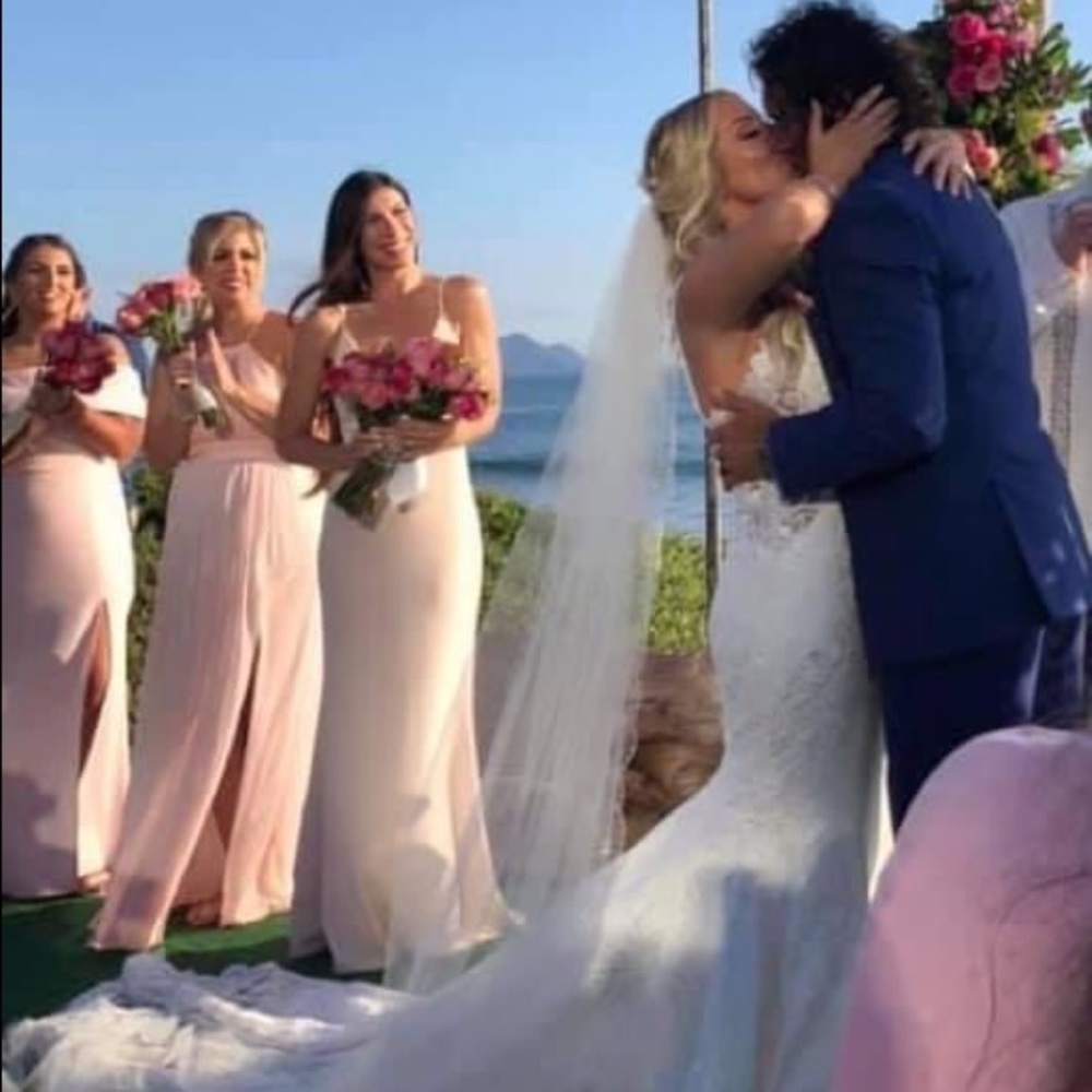 Cathedral style wedding veil